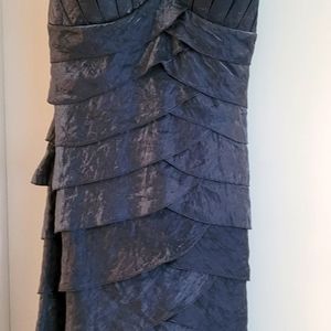 Blue Halter Dress from Cache